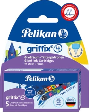 Een Pelikan Griffix inktpatronen, blister van 2 doosjes van 5 stuks koop je bij Muys Kantoor & Kado