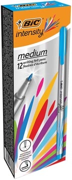 Een Bic fineliner Intensity, medium, turkoois koop je bij Muys Kantoor & Kado