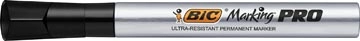 Een Bic markeerstift Marking Pro, beitelpunt, zwart koop je bij Muys Kantoor & Kado