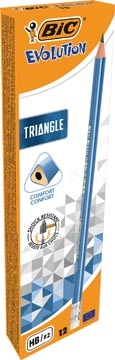 Een Bic potlood Evolution Triangle, met gom koop je bij best4office