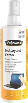 Een Fellowes schermreinigingsspray, flacon van 250 ml koop je bij best4office