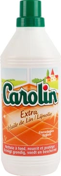 Een Carolin vloerreiniger extra lijnolie, fles van 1 l koop je bij Muys Kantoor & Kado