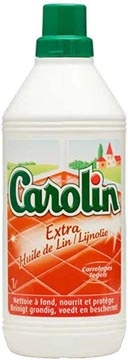 Een Carolin vloerreiniger extra lijnolie, fles van 1 l koop je bij Muys Kantoor & Kado