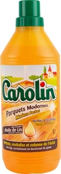 Een Carolin vloerreiniger modern parket, fles van 1 l koop je bij Muys Kantoor & Kado