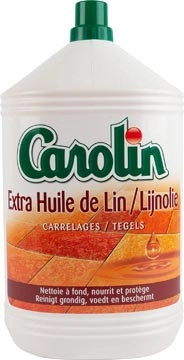 Een Carolin vloerreiniger extra lijnolie, fles van 5 l koop je bij Muys Kantoor & Kado