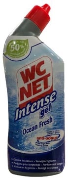 Een WC NET toiletreiniger Intense Ocean Fresh, fles van 750 ml koop je bij Muys Kantoor & Kado