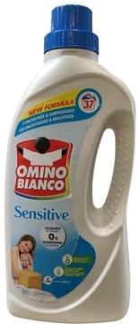 Een Omino Bianco Sensitive wasmiddel, 37 doseringen, fles van 1,48 l koop je bij Muys Kantoor & Kado