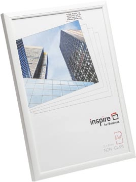 Een Hampton fotokader, 1.4 cm PVC profiel, wit, A4 koop je bij best4office