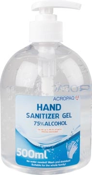 Een Desinfecterende handgel, fles van 500 ml koop je bij best4office