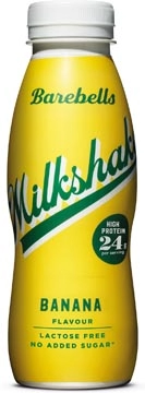 Een Barebells milkshake banaan, 33 cl, pak van 8 koop je bij Muys Kantoor & Kado