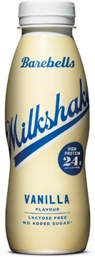 Een Barebells milkshake vanille, 33 cl, pak van 8 koop je bij Muys Kantoor & Kado