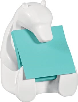 Een Post-it Super Sticky Z-notes dispenser, beer, voor ft 76 x 76 met 1 blok van 90 blaadjes blauw koop je bij best4office