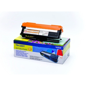 Een Brother toner, 1.500 pagina's, OEM TN-320Y, geel koop je bij best4office