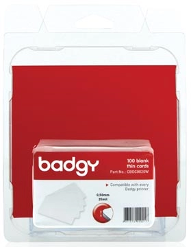 Een Badgy 100 blanco, dunne kaarten van 0,5 mm voor Badgy100 of Badgy200 koop je bij best4office