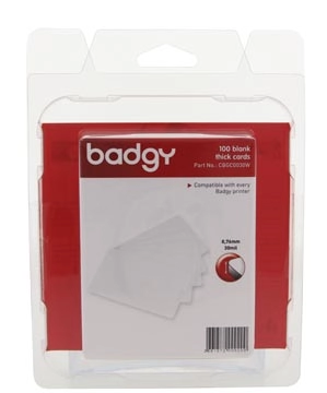 Een Badgy 100 blanco, dikke kaarten van 0,76 mm, voor Badgy100 of Badgy200 koop je bij Muys Kantoor & Kado