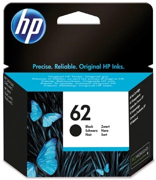 Een HP inktcartridge 62, 200 pagina's, OEM C2P04AE, zwart koop je bij best4office