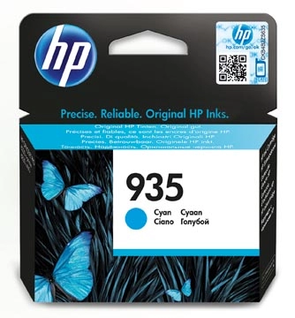 Een HP inktcartridge 935, 400 pagina's, OEM C2P20AE, cyaan koop je bij best4office