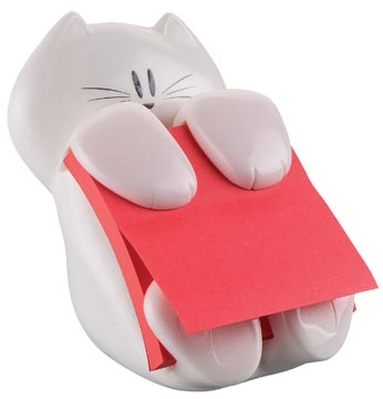 Een Post-it Super Sticky Z-notes dispenser, kat, voor ft 76 x 76, met 1 blok van 90 blaadjes rood koop je bij best4office