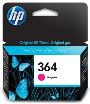 Een HP inktcartridge 364, 300 pagina's, OEM CB319EE, magenta koop je bij best4office