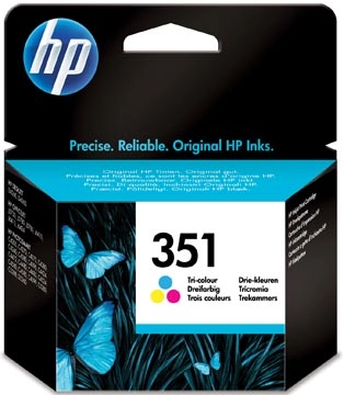 Een HP inktcartridge 351, 170 pagina's, OEM CB337EE, 3 kleuren koop je bij Muys Kantoor & Kado