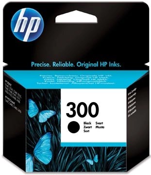 Een HP inktcartridge 300, 200 pagina's, OEM CC640EE, zwart koop je bij best4office