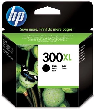 Een HP inktcartridge 300XL, 600 pagina's, OEM CC641EE, zwart koop je bij best4office