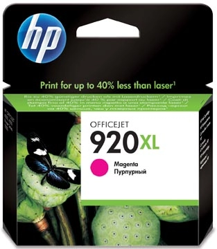 Een HP inktcartridge 920XL, 700 pagina's, OEM CD973AE, magenta koop je bij best4office