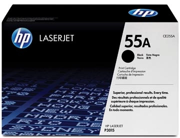 Een HP toner 55A, 6 000 pagina's, OEM CE255A, zwart koop je bij Muys Kantoor & Kado