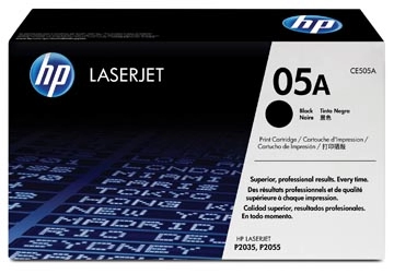 Een HP toner 05A, 2 300 pagina's, OEM CE505A, zwart koop je bij Muys Kantoor & Kado