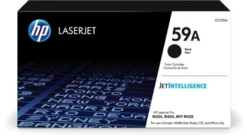 Een HP toner 59A, 3.000 pagina's, OEM CF259A, zwart koop je bij Muys Kantoor & Kado