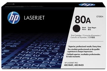 Een HP toner 80A, 2 700 pagina's, OEM CF280A, zwart koop je bij Muys Kantoor & Kado