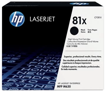 Een HP toner 81X, 25 000 pagina's, OEM CF281X, zwart koop je bij Muys Kantoor & Kado