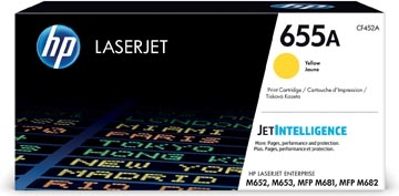 Een HP toner 655A, 10 500 pagina's, OEM CF452A, geel koop je bij Muys Kantoor & Kado