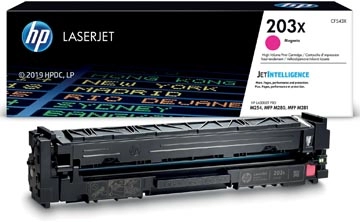 Een HP toner 203X, 2.500 pagina's, OEM CF543X, magenta koop je bij Muys Kantoor & Kado