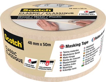 Een Scotch classic afplaktape, ft 48 mm x 50 m koop je bij Muys Kantoor & Kado