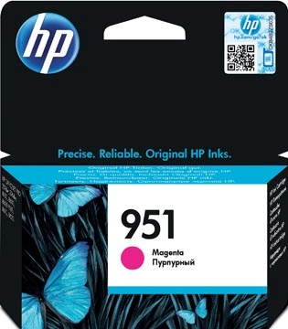 Een HP inktcartridge 951, 700 pagina's, OEM CN051AE, magenta koop je bij best4office