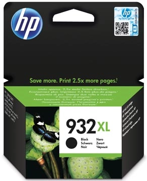 Een HP inktcartridge 932XL, 1.000 pagina's, OEM CN053AE, zwart koop je bij best4office