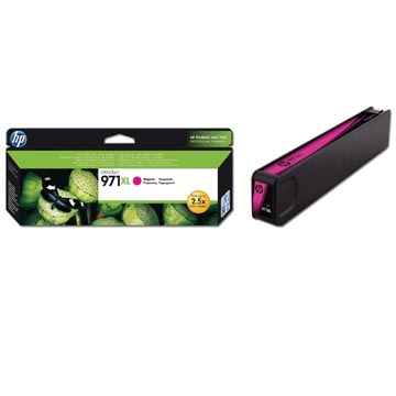 Een HP inktcartridge 971XL, 6.600 pagina's, OEM CN627AE, magenta koop je bij best4office