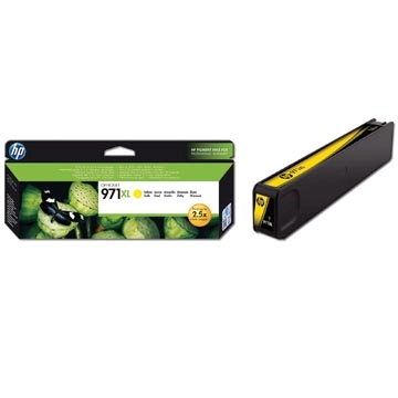 Een HP inktcartridge 971XL, 6.600 pagina's, OEM CN628AE, geel koop je bij best4office