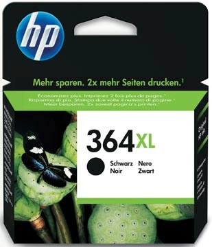 Een HP inktcartridge 364XL, 550 pagina's, OEM CN684EE, zwart koop je bij best4office