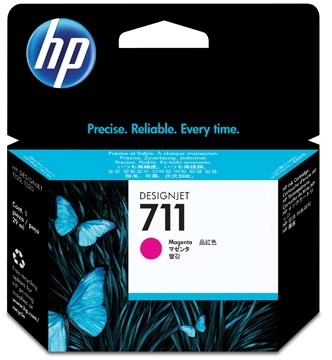 Een HP inktcartridge 711, 29 ml, OEM CZ131A, magenta koop je bij best4office