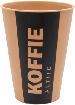 Een Conpax herbruikbare beker Altijd Koffie, uit PP, 180 ml, pak van 20 stuks koop je bij Muys Kantoor & Kado