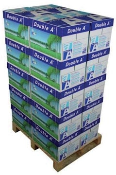 Een Double A Premium printpapier ft A3, 80 g, pallet van 100 pakken van 500 vel koop je bij best4office