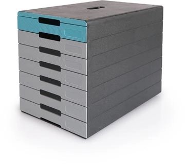 Een Durable ladenblok Idealbox Pro, 7 laden, blauw koop je bij best4office