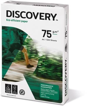 Een Discovery kopieerpapier ft A4, 75 g, pak van 500 vel koop je bij best4office