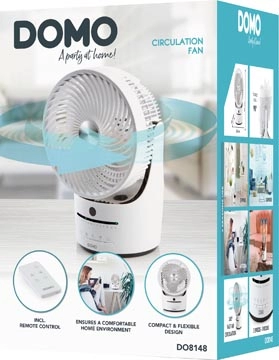 Een Domo tafelventilator, diameter 25 cm koop je bij Muys Kantoor & Kado