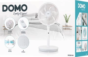 Een Domo statiefventilator Multi Blade, diameter 35 cm koop je bij Muys Kantoor & Kado