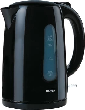 Een Domo waterkoker 360°, 1,7 liter, zwart koop je bij Muys Kantoor & Kado