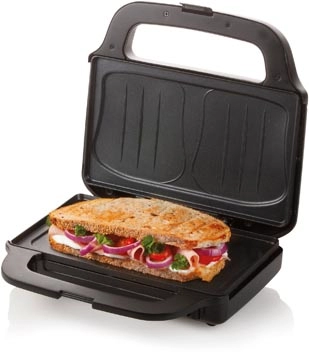 Een Domo croque monsieur machine Big Croque XL, zilver koop je bij Muys Kantoor & Kado