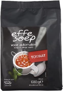 Een Effe Soep vending, tomaat, 140 ml, zak van 40 porties koop je bij Muys Kantoor & Kado